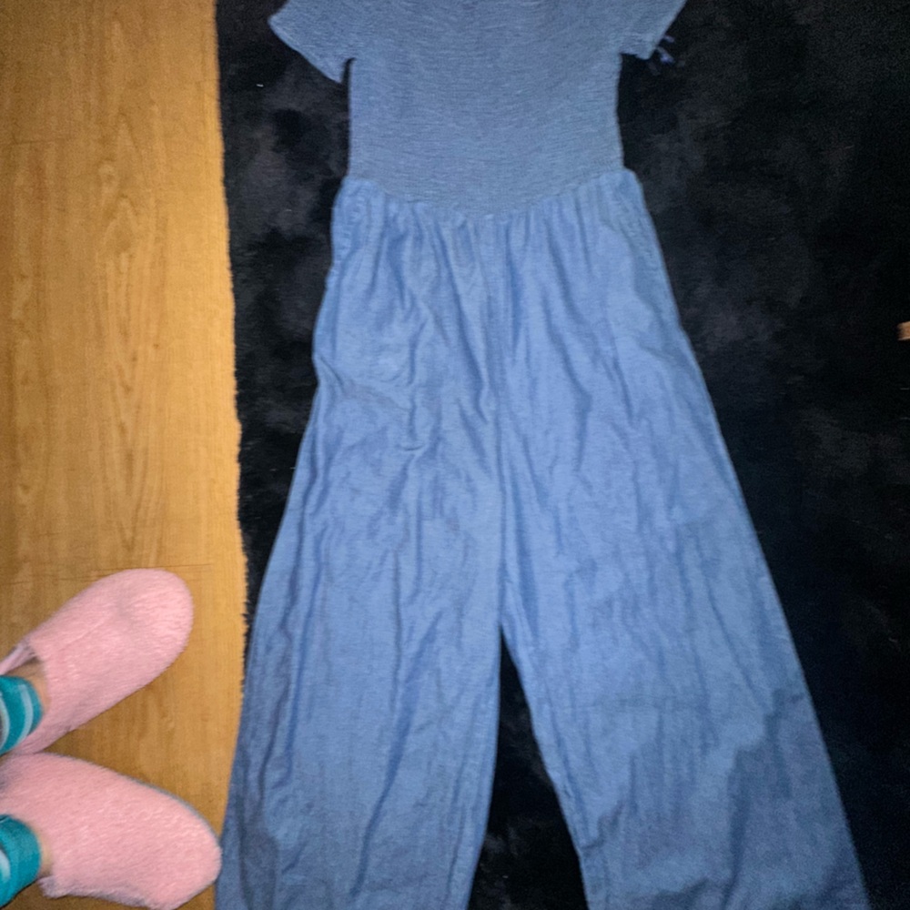 Blue Denim Joggers